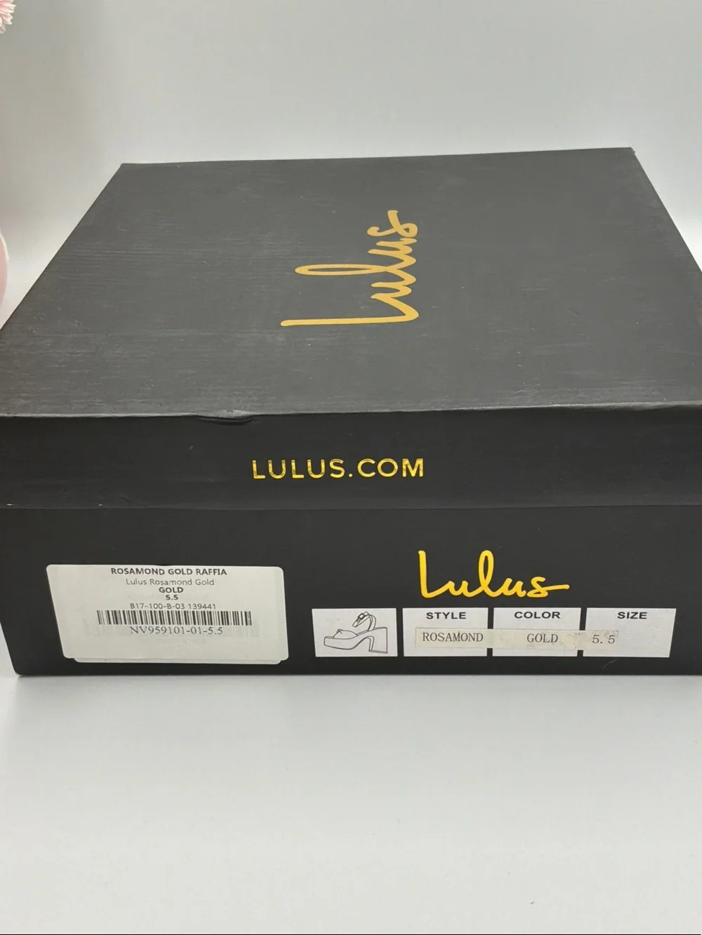 Lulu's Gold Braided Platform Sandals with Ankle Buckle